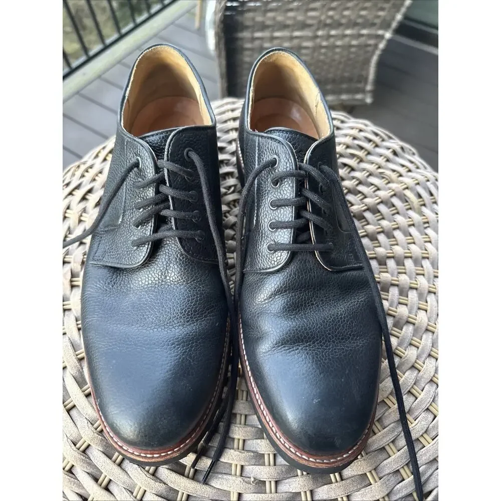 Samuel Hubbard Men’s Founder Oxford Dress Black Leather Shoes Size 10M 44 EU
